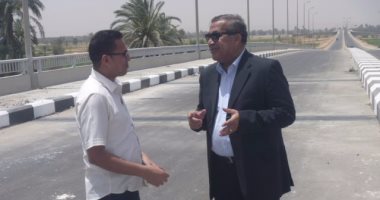 بالصور.. "اليوم السابع" يتفقد محور جرجا على النيل قبل افتتاح الرئيس غدا