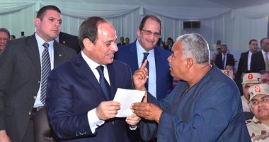 الحاج حمام المراشدى بعد حديثه أمام السيسي فى أول حوار له: لم أرتب كلامى وكل ما دار أمام الرئيس وليد اللحظة.. يؤكد: الأزمات فى القرية مزمنة وتحتاج إرادة من حديد.. والحديث خرج من القلب فوصل إلى قلب وعقل المصريين