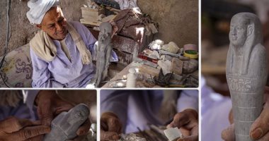 أحفاد الفراعنة يرثون فن النحت من الأجداد بالقرنة