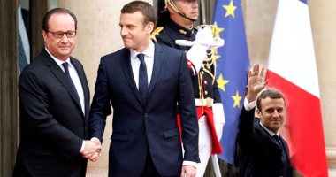 بالصور.. "ماكرون فى القصر".. صور للتاريخ توثق مراسم تنصيب رئيس فرنسا الشاب.. بدأت باستقبال "هولاند" وتنتهى أمام "قوس النصر".. حضور لافت لـ"سيدة الإليزيه العجوز".. وإمام مسجد باريس الكبير على رأس المدعوين