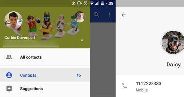 أبديت جديد لتطبيق Google Contacts يوفر مميزات جديدة.. تعرف عليها