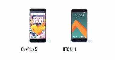 إيه الفرق.. أبرز الاختلافات بين هاتفى OnePlus 5 وHTC U 11