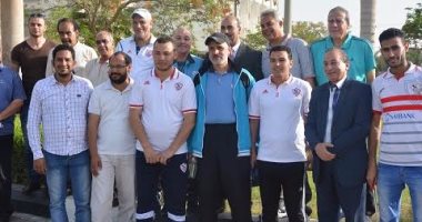 جامعة الفيوم تستقبل قدامى لاعبى نادى الزمالك لافتتاح أكاديمية النادى