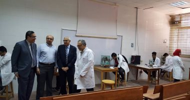 نائب رئيس جامعة المنصورة يوجه بزيادة كاميرات المراقبة فى كنترولات الامتحانات