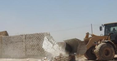 بالصور.. الداخلية تكشر عن أنيابها لمغتصبى أملاك الدولة وتزيل التعديات