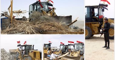 تنفيذا لتوجيهات الرئيس.. إزالة تعديات على 1071 فدان أملاك دولة بالإسماعيلية