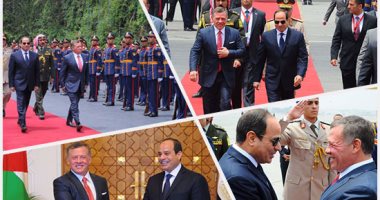 العاهل الأردنى يغادر القاهرة بعد لقاء السيسي