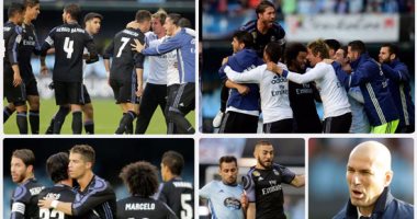 ريال مدريد يتوج بلقب الدورى الإسبانى بعد غياب 5 مواسم.. الفريق الملكى يحصد اللقب الـ33 فى تاريخه أمام مالاجا.. برشلونة يفوز بصعوبة على إيبار ويخسر اللقب.. والجولة الأخيرة بالدورى الإسبانى تشهد قمة الإثارة
