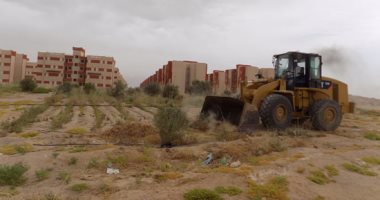 بالفيديو والصور.. حملة مكبرة بطور سيناء لإزالة تعديات على 100فدان أملاك دولة