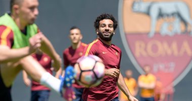 بالصور.. عودة دجيكو تزين تدريبات روما بمشاركة محمد صلاح