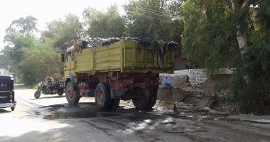 رفع 150 طن قمامة ومخلفات بناء فى حملة مكبرة بالوحدة بسمادون فى المنوفية