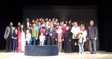 بالصور.. حفل تأبين ضحايا أقباط مصر بـ ثقافة السويس