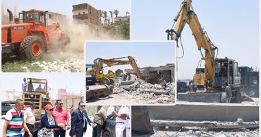 بالصور .. استرداد مليون متر مربع أراضى ملك الدولة بالإسكندرية.. و36 ألف متر بسوهاج .. و150 فدانا بكفر الشيخ و1131 بالشرقية.. و"شبرا الخيمة" يسترد 3 أفدنة استولى عليها عضو شورى سابق.. وانتهاء المهمة خلال أيام
