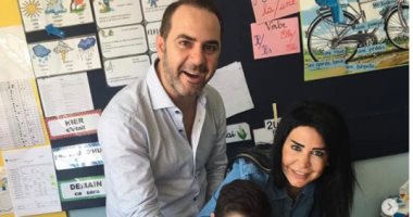 وائل جسار يحتفل بعيد ميلاد ابنه "جونيور" فى حفل صغير بمدرسته