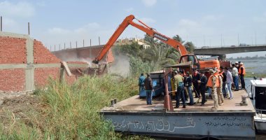 إزالة 67 حالة تعدى على أملاك الدولة بمساحة 160فدان بالغربية