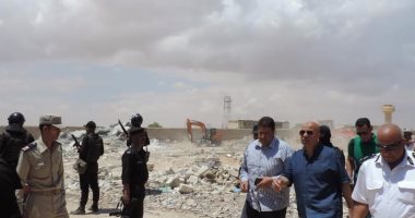 بالصور.. مدير أمن مطروح يشرف على تنفيذ 97 قرار إزالة تعديات على 120 فدانا 