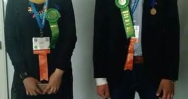بالصور.. المركز الرابع لطالبين من السويس بمسابقة intel ISEF 2017 بأمريكا  