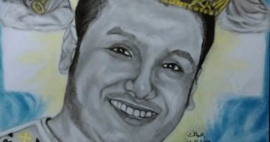 قارئ يشارك بلوحات لبعض شهداء كنيسة مارمرقس فى ذكرى الأربعين