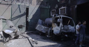 عمليات تبريد لحريق أبو رواش تحسبا لتجدد اشتعال النيران
