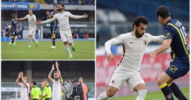 محمد صلاح يتألق بهدفين فى فوز روما على كييفو بخماسية 