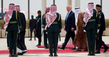 ترامب يصل إلى مقر إقامته فى الرياض 