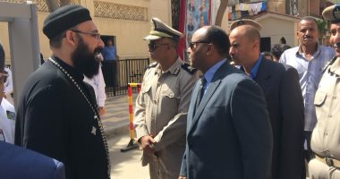 بالفيديو.. مدير أمن الغربية يتفقد تأمين كنيسة مارجرجس بذكرى الأربعين لشهداء الكنيسة