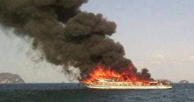 إصابة 29 شخصا فى حريق اندلع بعبارة فرنسية 