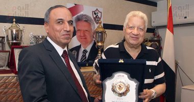 مجلس نقابة الصحفيين فى زيارة لنادى الزمالك