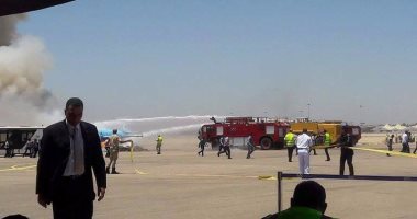  مطار الأقصر ينفذ تجربة انفجار قنبلة بطائرة للتأكد من إجراءات المطافى والإسعاف