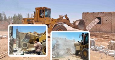 بالصور..فى كل محافظة فى بلادي..حملات الإزالة بتنادي..10 أيام وتنتهى مهلة الرئيس لاسترداد أراضى الدولة..استعادة آلاف الأفدنة فى 14 محافظة..24 مليون متر ببني سويف وتقنين أوضاع 27 ألف فدان بالبحيرة