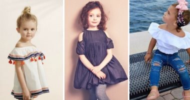 بالصور.. الـOff Shoulder أحدث صيحات موضة ملابس الأطفال للفتيات