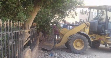 محافظ المنوفية : إزالة 3227  متر من التعديات علي أملاك الدولة بالمنوفية