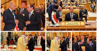 أبرز محاور الخطاب التاريخى للسيسى بقمة الرياض بعد اعتماده من مجلس الأمن وثيقة رسمية.. لا يمكن اختزال الإرهاب فى تنظيم أو اثنين.. تفكك الدول بيئة خصبة للتطرف.. الإرهابى ليس فقط من يحمل السلاح بل من يدربه ويموله