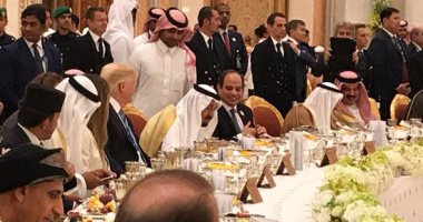 "مأدبة غداء" تجمع السيسى وسلمان وترامب تمحو سنوات "أوباما" العجاف