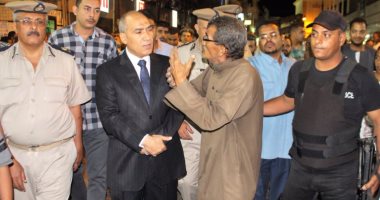 مدير أمن أسوان يتفقد منطقة السوق السياحى 