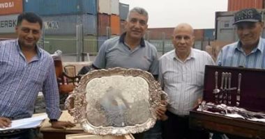  بالصور.. جمارك دمياط تضبط محاولة تهريب مجموعة لوحات ومقتنيات من أمريكا