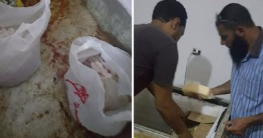 ضبط مخزن أسماك غير مستوفى الشروط وشيبس منتهى الصلاحية ببنى سويف