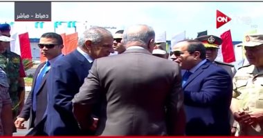السيسى: "منبقاش رجالة وعندنا مروءة لو سمحنا لحد يمد إيده على أرض بلدنا"
