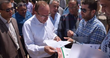 بالصور..محافظ بنى سويف يوجه بحصر مساحات الزراعات بأراضى الدولة المتعدى عليها 