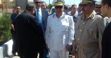 بالصور.. مدير أمن البحيرة يتفقد الخدمات الأمنية بمركز شرطة وادى النطرون