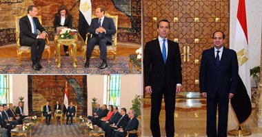 بالصور.. "مصر مش هتكون ديل لحد".. السيسي يرد على مزاعم البشير: "نتبنى سياسة شريفة فى زمن عز فيه الشرف".. الرئيس يدين الحادث الإرهابى ببريطانيا.. ويؤكد فى مؤتمر صحفى مع مستشار النمسا: نعمل لإعادة استقرار ليبيا