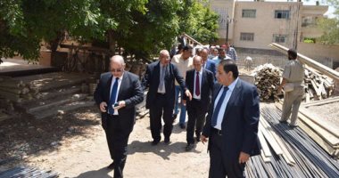 بالصور.. رئيس مجلس الدولة يتفقد إنشاء مبنى القضاء الإدارى بكفر الشيخ