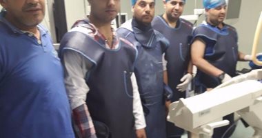 بالصور .. جراحة ناجحة لاستخراج حصوات مرارية لمسنة بدمياط 