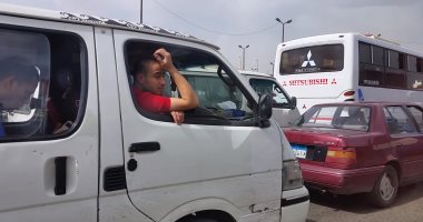  زحام مرورى نتيجة انقلاب مقطورة أعلى دائرى مؤسسة الزكاة اتجاه إسكندرية الزراعى