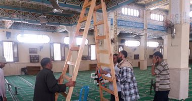 بالصور.. مساجد الإسكندرية تستعد لاستقبال شهر رمضان