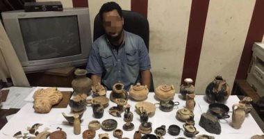 إحباط محاولة ليبى تهريب تماثيل أثرية تعود للعصر اليونانى