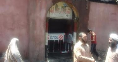 إنقاذ نقطة المنيرة الشرقية من حريق سوق إمبابة