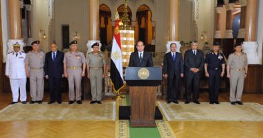 بالفيديو..السيسى يعلن الحرب على الإرهاب داخل مصر وخارجها.. الرئيس فى كلمته للأمة: الإرهابيون يستهدفون إسقاط الدولة.. ونخوض حربا ضد الإرهاب نيابة عن العالم كله.. ويجب معاقبة الدول الداعمة له دون مجاملة أو مصالحة
