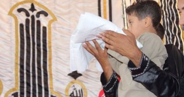 بالصور.. إنهاء خصومة ثأرية بين عائلتين فى البدرشين