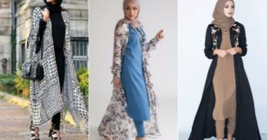 الكيمونو الطويل موضة ومناسب لرمضان.. بالصور 5 طرق عشان تلبسيه السنة دى 